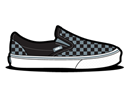 Checkerboard, Grey, Vans icon