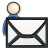 profile, send, letter, user, mail, message, envelop, people, human, account, email icon
