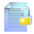 file, paper, document, security, lock, locked icon