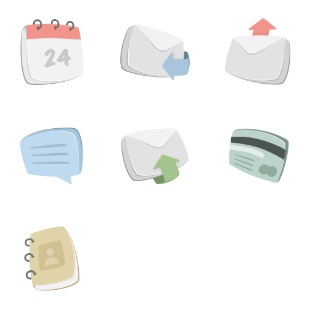 Komiko icon sets preview