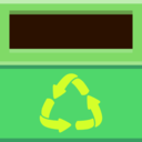 trashcan empty icon