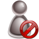 Actions im ban user icon