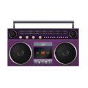 Boombox, Pink icon