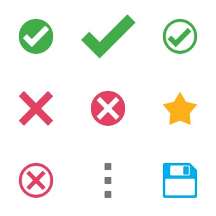 Flat Actions 9 icon sets preview