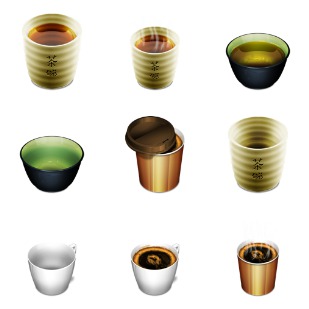 Kappu Cups icon sets preview