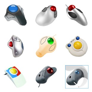 Trackball icon sets preview