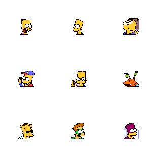 Simpsons Vol. 03 icon sets preview