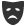 mask, tragedy icon