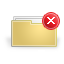 Delete, Folder icon