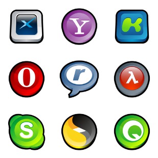 3D Cartoons III icon sets preview