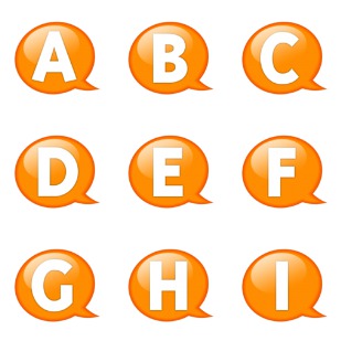 Speech Balloon Orange icon sets preview