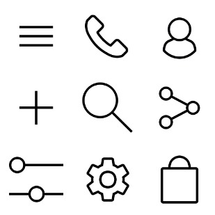 4WEB icon sets preview