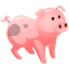 cash, pig, piggy, bank, save, animal, banking, money, savings, safe icon