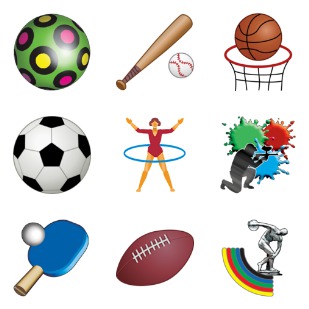 Sport icon sets preview
