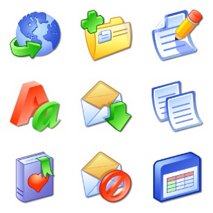 iCandy Junior Toolbar icon sets preview