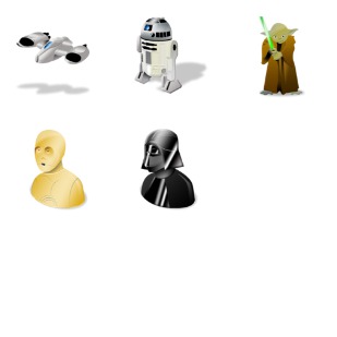 Star Wars icon sets preview