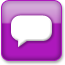 talk, purplestyle icon