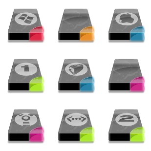 Drive icon sets preview