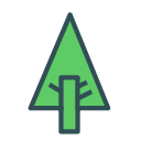 tree, forest, nature, brand icon