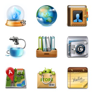 Android icon sets preview