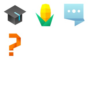 Flat App icon sets preview
