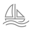 water, sailing, boat icon