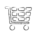 ecommerce, cart, full cart, pen, online, shopping, full icon
