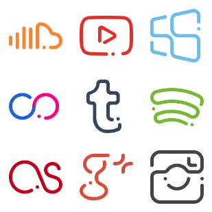 Signif - Social icon sets preview