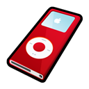 Ipod, Nano, Red icon