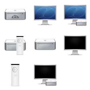 Apple Hardware icon sets preview