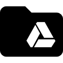 Google Drive folder symbol icon