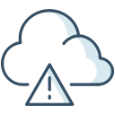 alerts, weather, cloud, danger icon