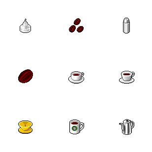 Hide's Coffee icon sets preview