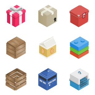 Daily Boxes icon sets preview