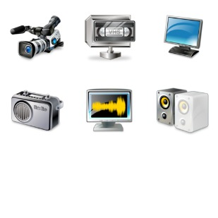 Real Vista Multimedia icon sets preview