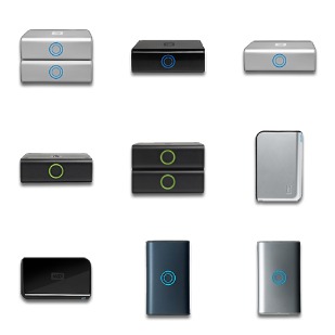 Western Digital icon sets preview