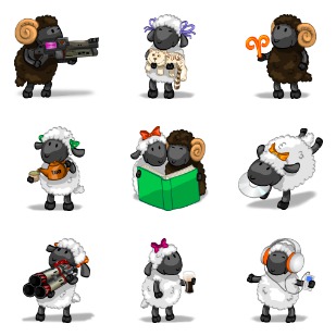 Aries icon sets preview