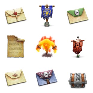 Warcraft - Volume 1 icon sets preview