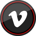 media, social, logo, vimeo icon