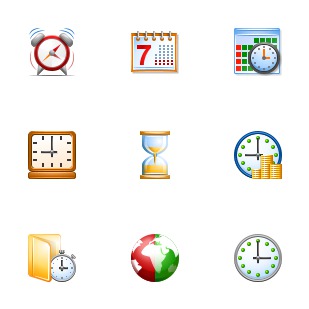 Perfect Time icon sets preview