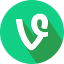 social network, vine, logo icon