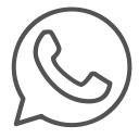 brand, whatsapp, shape, phone, circle icon