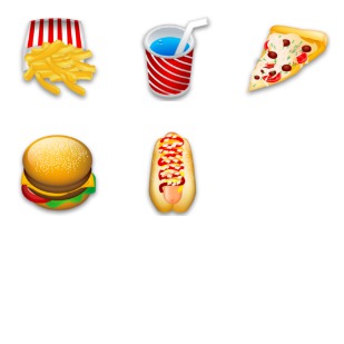 Food icon sets preview