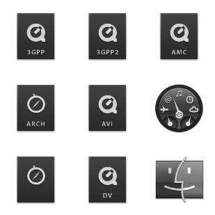Cold icon sets preview