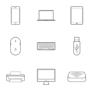 Device icon sets preview