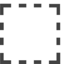 square dashed icon