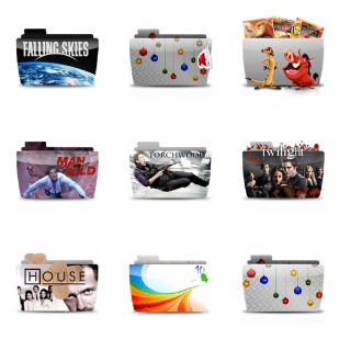 Series Folder icon sets preview