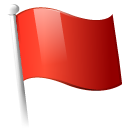 Flag, Red icon