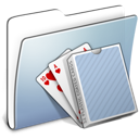 folder, graphite, deck, smooth, card icon