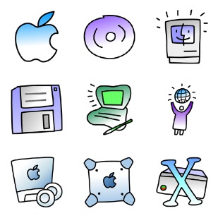 eWorld X eHardware icon sets preview